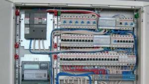 European standards of electrical wiring, installation of sockets and switches