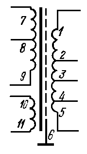 Схема трансформатора тс 40