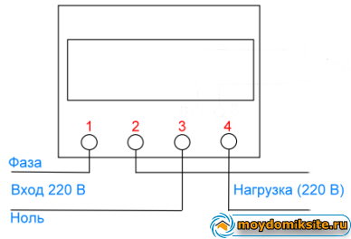 Нева 303 схема подключения